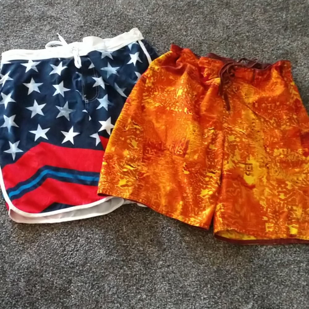 Arizona and Wave Zone men's swimsuit's